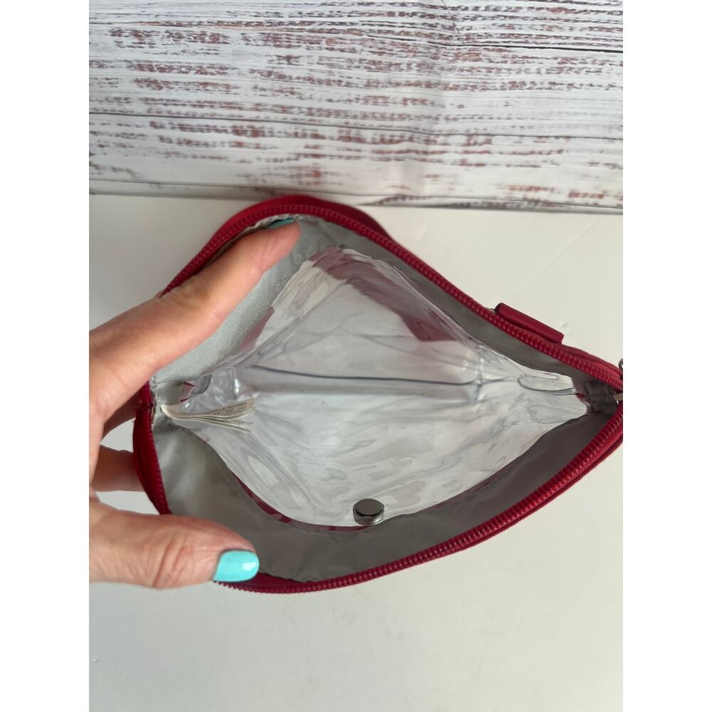 BAGALINNI STADIUM CLEAR POCKET CROSSBODY BAG RED - Picture 6 of 12
